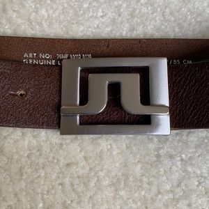 J Lindeberg Belt. Brown size 30. Good condition